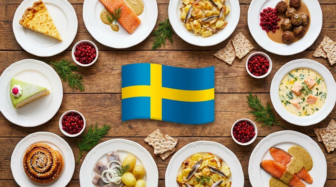 Svenska recept: 18 klassiska rätter från Sverige